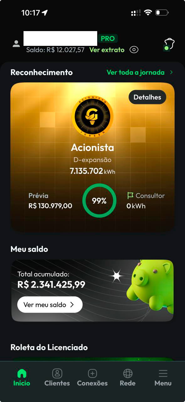 Case de sucesso - Acionista